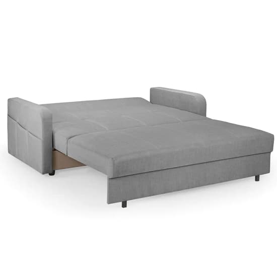Palila Fabric 3 Seater Sofa Bed In Grey_4