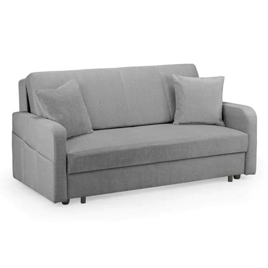 Palila Fabric 3 Seater Sofa Bed In Grey_1