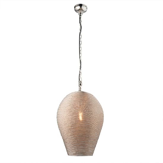 Paresh Ceiling Pendant Light in Polished Nickel_1