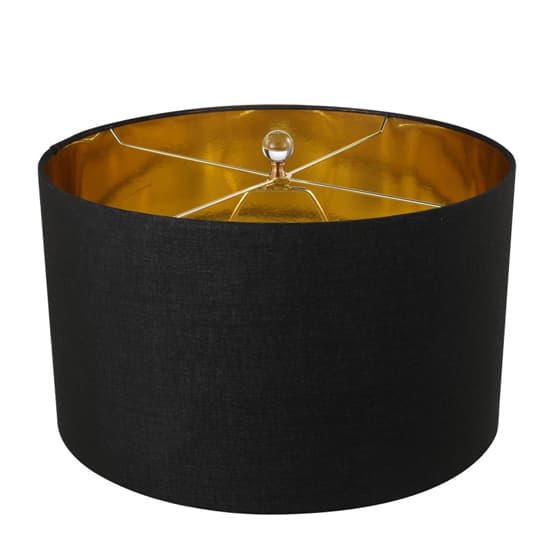 Parikia Black Linen Shade Table Lamp With Gold Ceramic Base_4