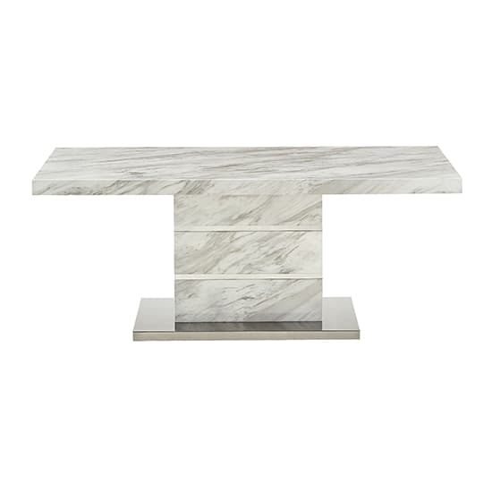 Parini High Gloss Coffee Table In Magnesia Marble Effect_6