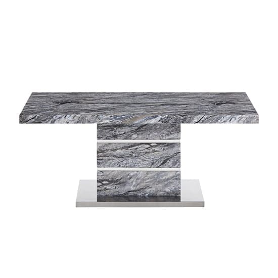 Parini High Gloss Coffee Table In Melange Marble Effect_6