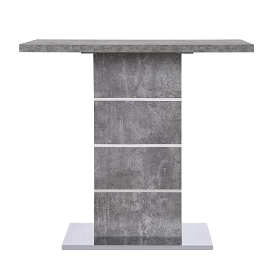 Parini Wooden Bar Table Rectangular In Concrete Effect_3