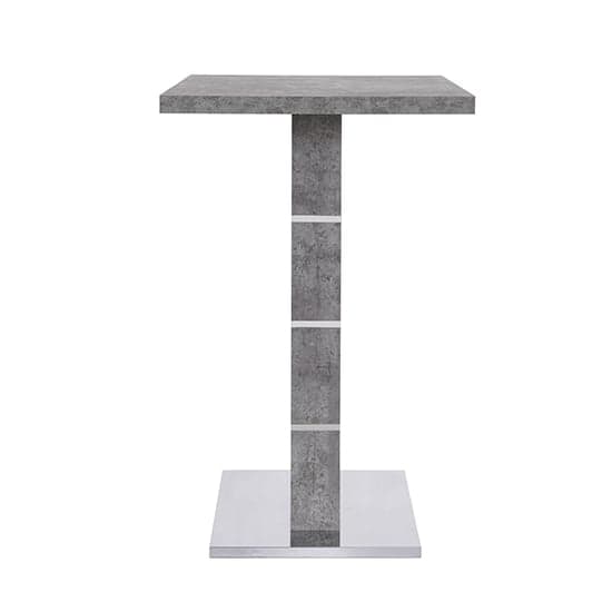 Parini Wooden Bar Table Rectangular In Concrete Effect_4