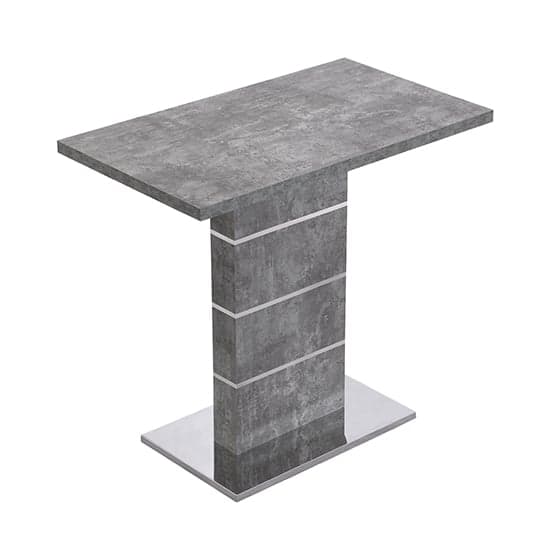 Parini Wooden Bar Table Rectangular In Concrete Effect_5