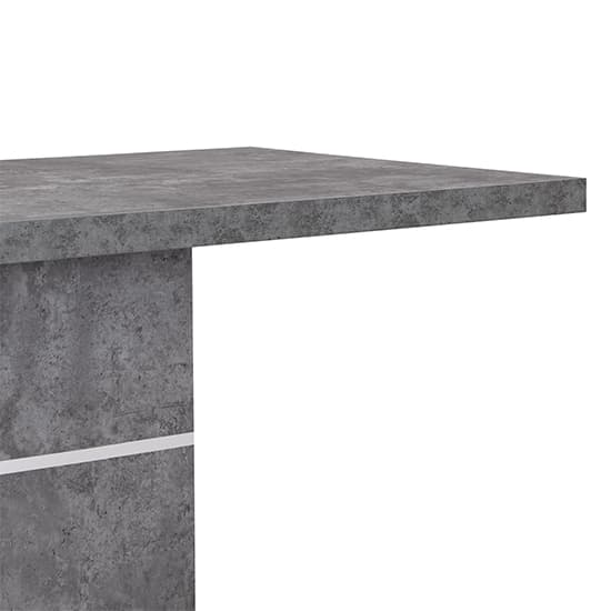 Parini Wooden Bar Table Rectangular In Concrete Effect_8