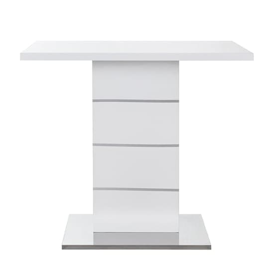Parini High Gloss Bar Table Rectangular In White_3