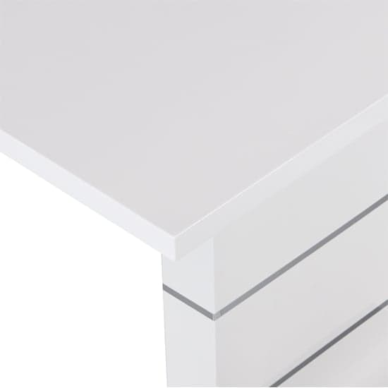 Parini High Gloss Bar Table Rectangular In White_7