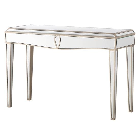 Parker Mirrored Console Table In Champagne_2
