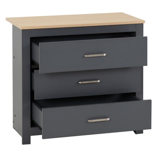 Parnu Wooden Chest Of 3 Drawers In Grey And Oak_3