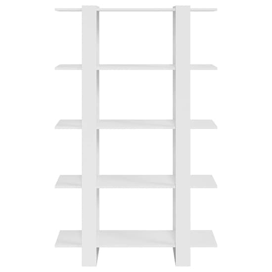 Parry High Gloss Bookcase And Room Divider In White_4