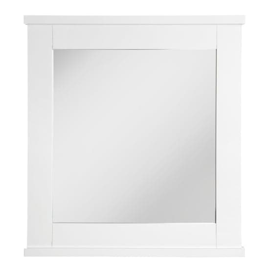 Partland Wall Bathroom Mirror In White Frame_1