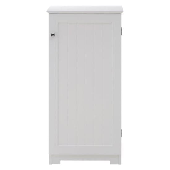 Partland Wooden Bathroom Cabinet With 1 Door In White_2