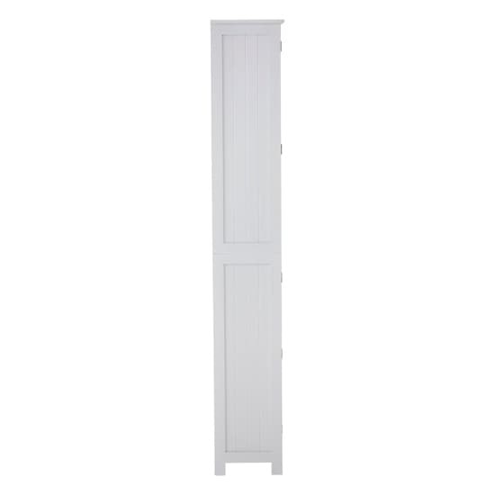 Partland Wooden Floor Standing Tall Bathroom In White