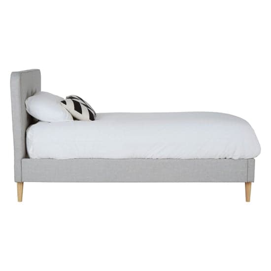 Parumleo Fabric Single Bed In Light Grey_3