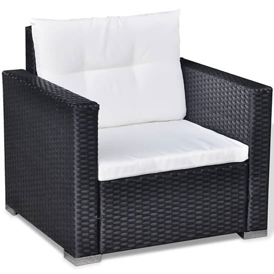 Paton Rattan 6 Piece Garden Lounge Set With Cushions In Black_8