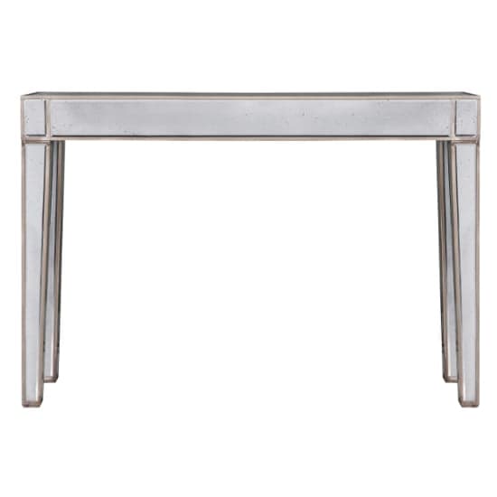 Patting Rectangular Mirrored Console Table In Antique Gold_3