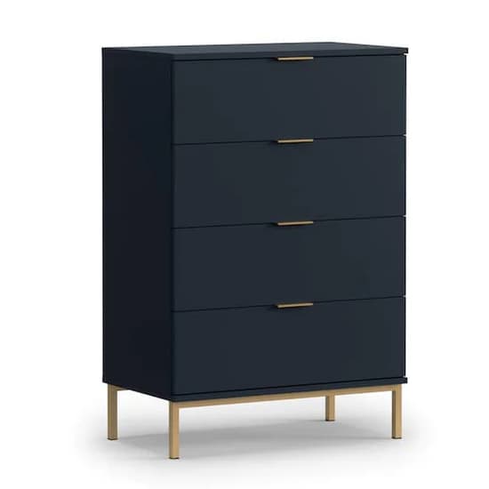 Pavia Wooden Chest Of 4 Drawers In Navy_2