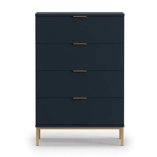 Pavia Wooden Chest Of 4 Drawers In Navy_1