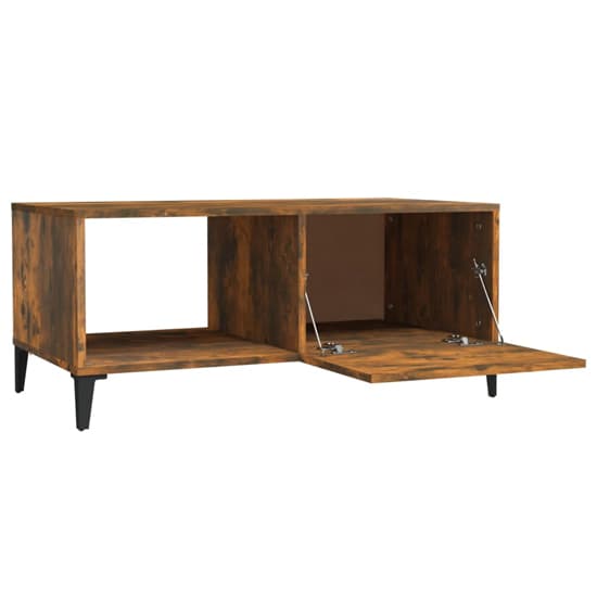 Pearl Wooden Coffee Table With 1 Flap In Smoked Oak_5