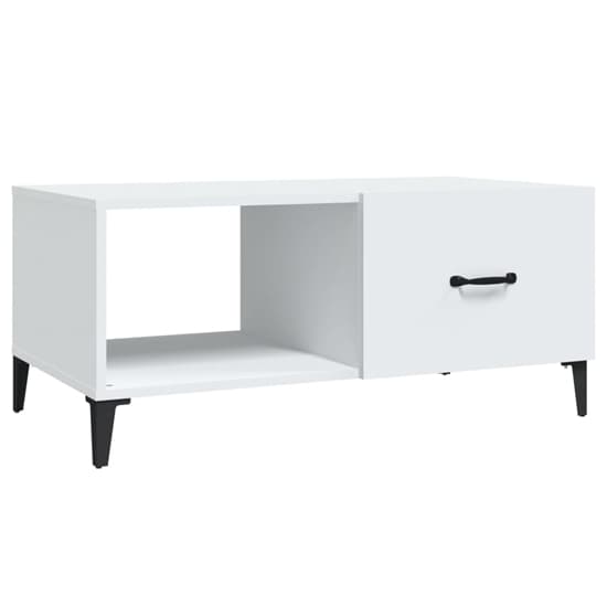 Pearl Wooden Coffee Table With 1 Flap In White_3