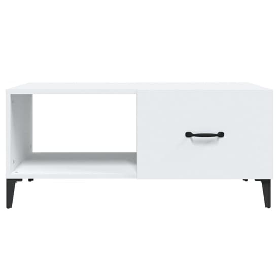 Pearl Wooden Coffee Table With 1 Flap In White_4