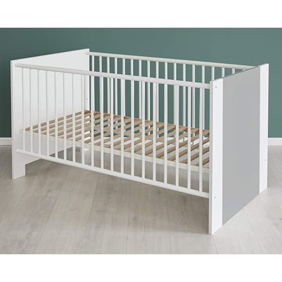 Peco Baby Room Wooden Furniture Set 1 In White And Light Grey_6