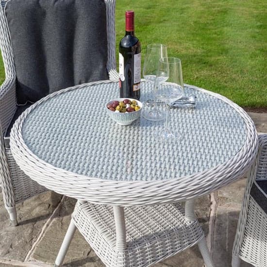 Peebles Round Bistro Table With 2 Chairs In Putty Grey_10