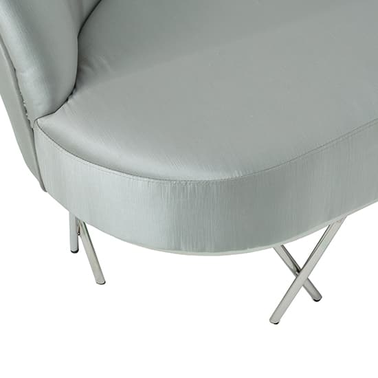 Penelope Velvet Upholstered 2 Seater Sofa In Grey_4