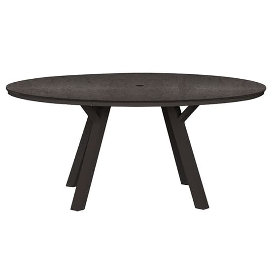 Pengta Outdoor Round 180cm Ceramic Top Dining Table In Slate_1