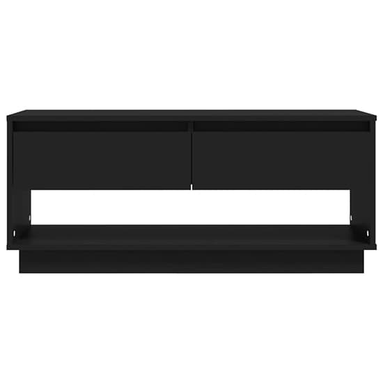 Perdy Wooden TV Stand With 2 Drawers In Black_3