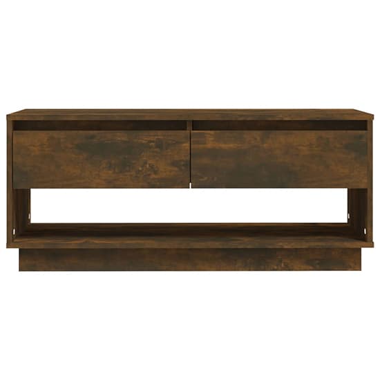 Perdy Wooden TV Stand With 2 Drawers In Smoked Oak_3
