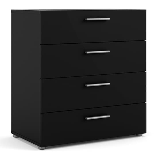 Perkin Wooden Chest Of 4 Drawers In Black_2