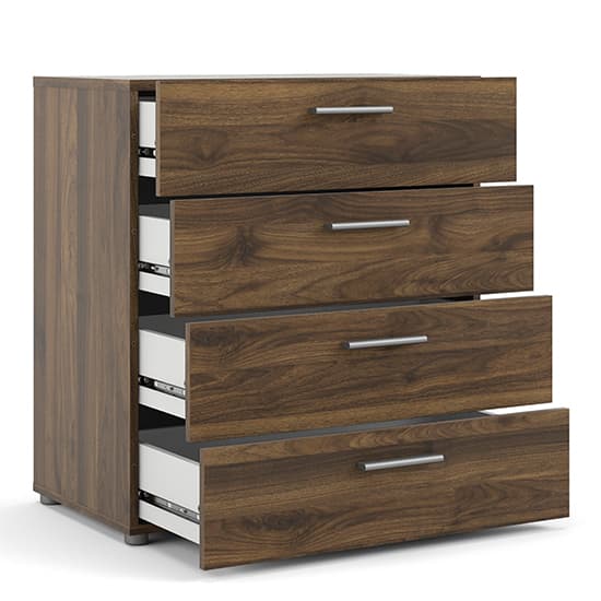 Perkin Wooden Chest Of 4 Drawers In Walnut_3