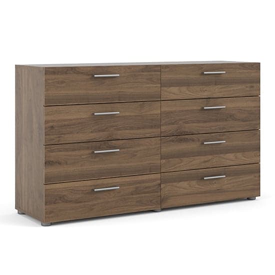 Perkin Wide Wooden Chest Of 8 Drawers In Walnut_2