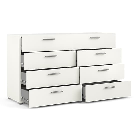 Perkin Wide Wooden Chest Of 8 Drawers In White Woodgrain_3