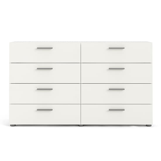 Perkin Wide Wooden Chest Of 8 Drawers In White Woodgrain_4