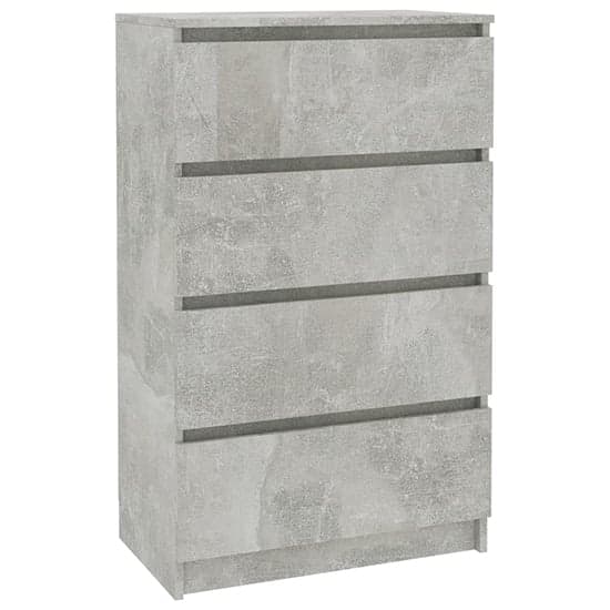 Perris Wooden Chest Of 4 Drawers In Concrete Effect_2