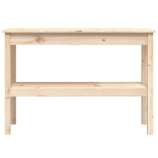 Petey Pinewood Console Table With Undershelf In Natural_3