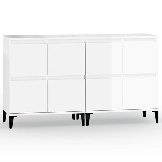 Peyton High Gloss Sideboard With 8 Doors In White_3