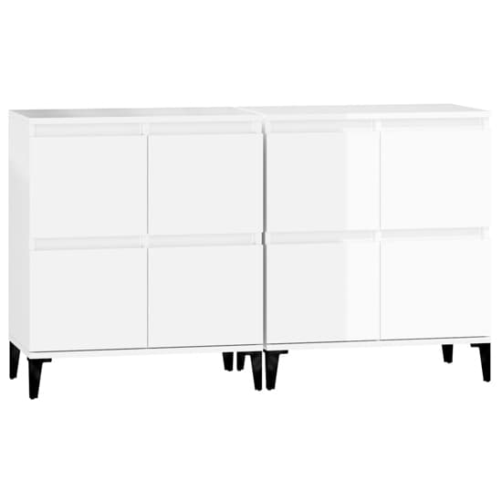 Peyton High Gloss Sideboard With 8 Doors In White_4