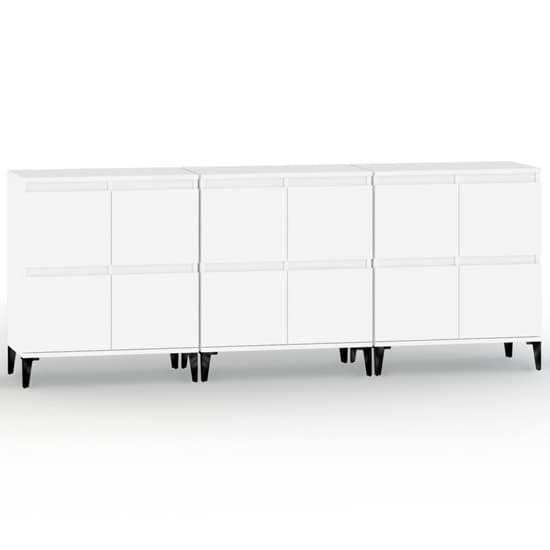 Peyton Wooden Sideboard With 12 Doors In White_3