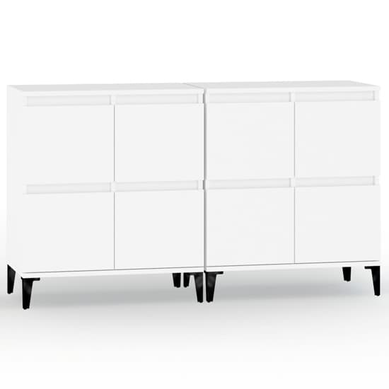 Peyton Wooden Sideboard With 8 Doors In White_3