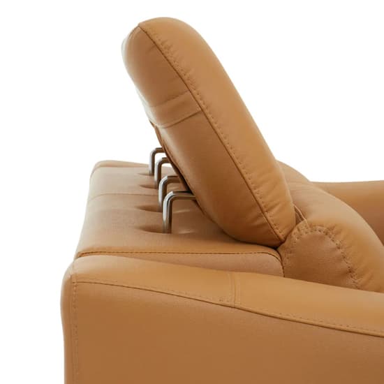Phoenixville Faux Leather 2 Seater Sofa In Camel_6