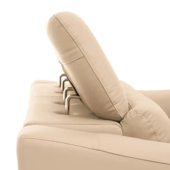 Phoenixville Faux Leather 2 Seater Sofa In Cream_6