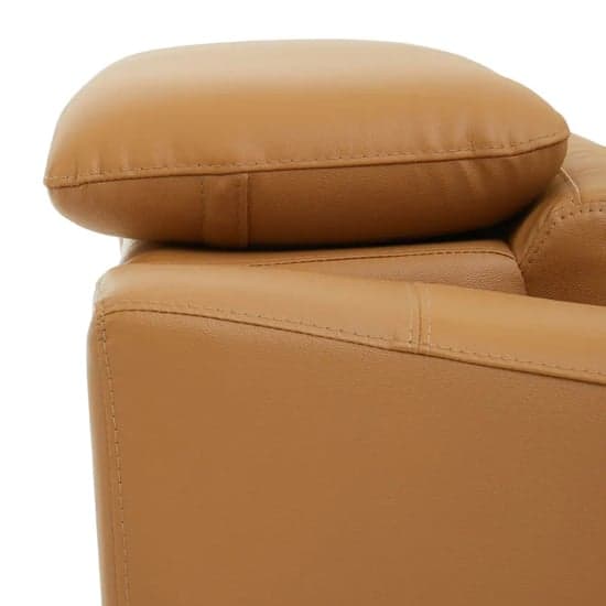 Phoenixville Faux Leather Armchair In Camel_5