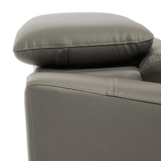 Phoenixville Faux Leather Armchair In Grey_5