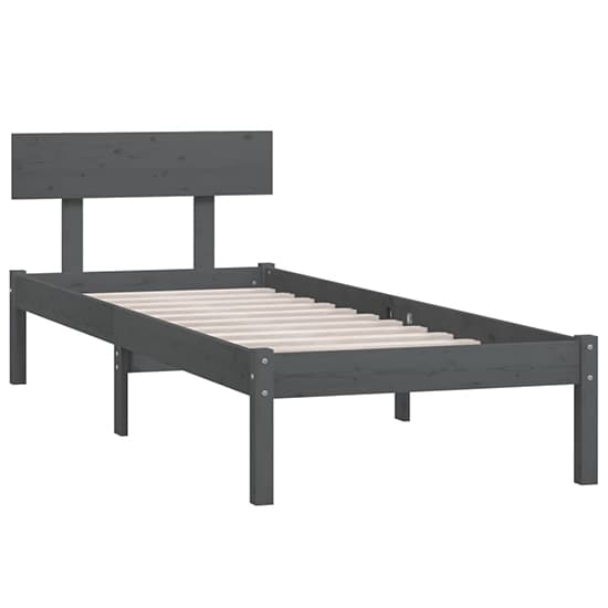 Phyre Solid Pinewood Single Bed In Grey_3