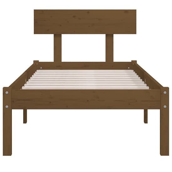 Phyre Solid Pinewood Single Bed In Honey Brown_4