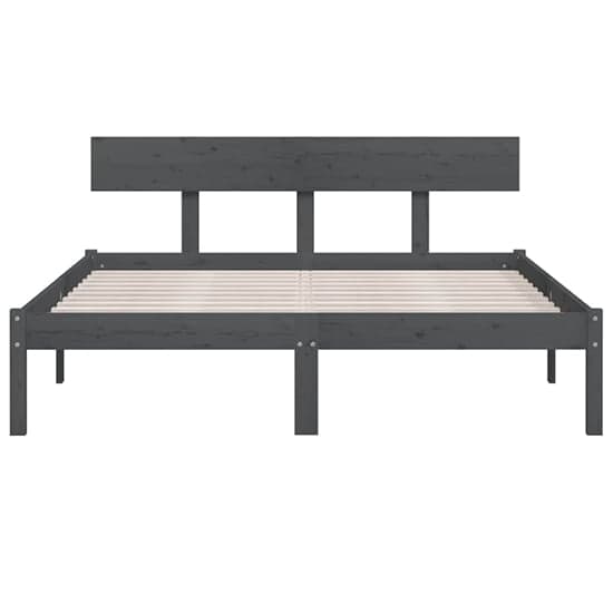 Phyre Solid Pinewood Small Double Bed In Grey_4